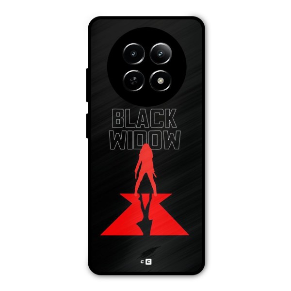 Black Widow Metal Back Case for Realme 12 5G