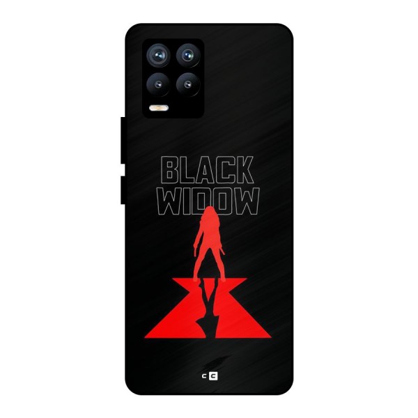 Black Widow Metal Back Case for Realme 8