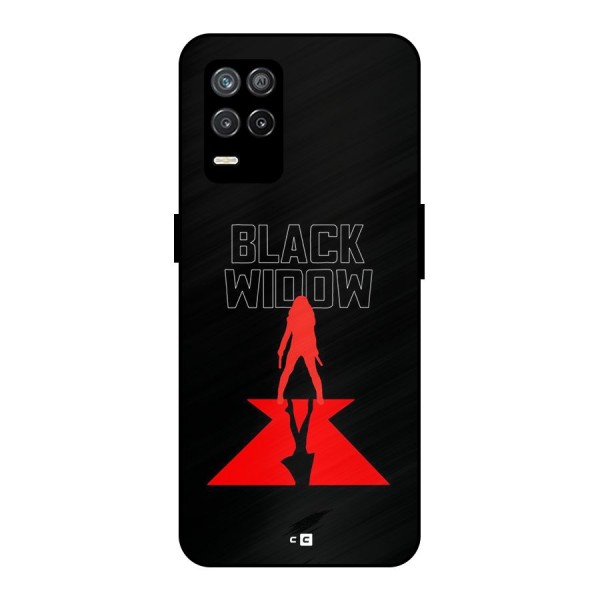 Black Widow Metal Back Case for Realme 8 5G