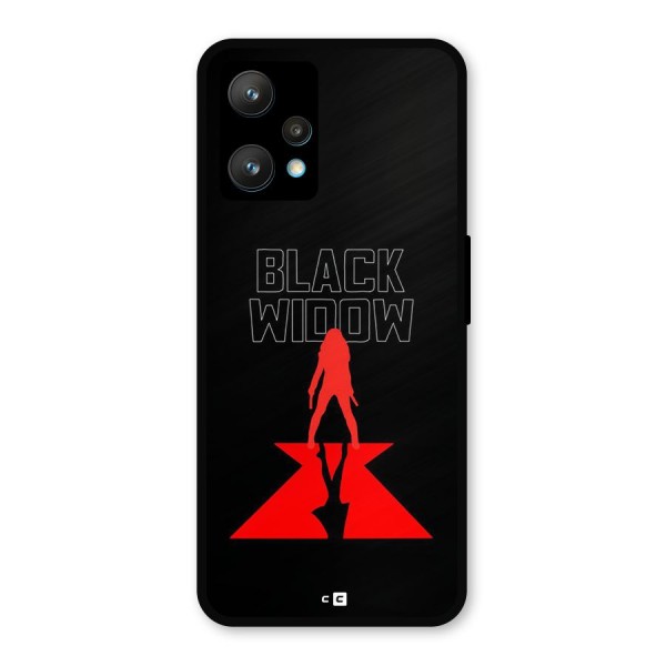 Black Widow Metal Back Case for Realme 9