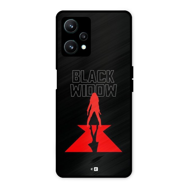 Black Widow Metal Back Case for Realme 9 Pro 5G