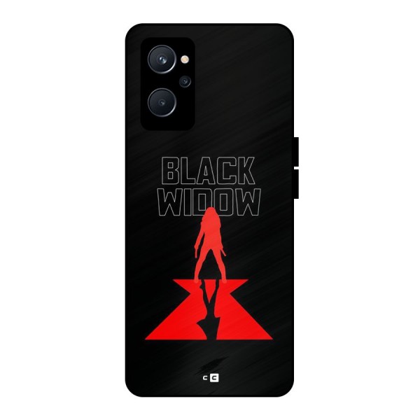 Black Widow Metal Back Case for Realme 9i 5G