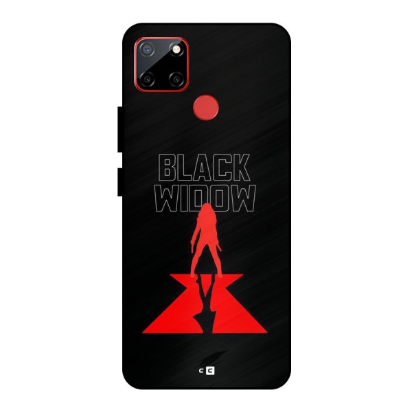 Black Widow Metal Back Case for Realme C12