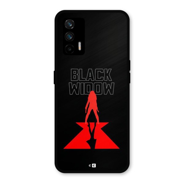 Black Widow Metal Back Case for Realme GT 5G