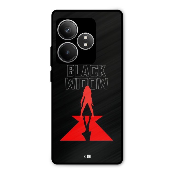 Black Widow Metal Back Case for Realme GT 6T