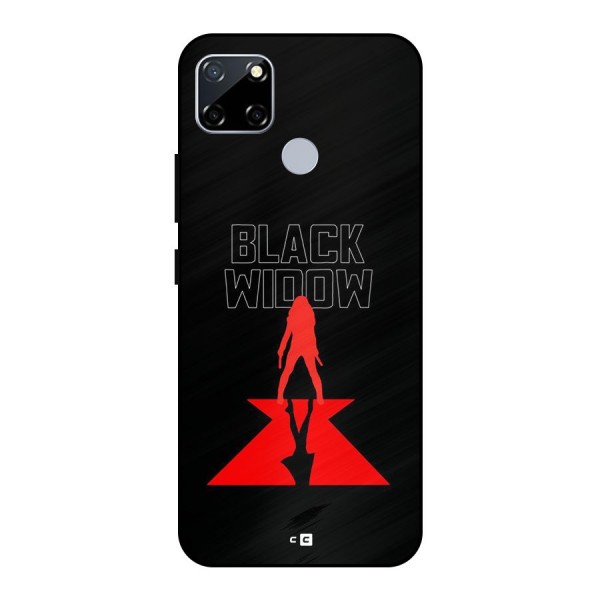 Black Widow Metal Back Case for Realme Narzo 20