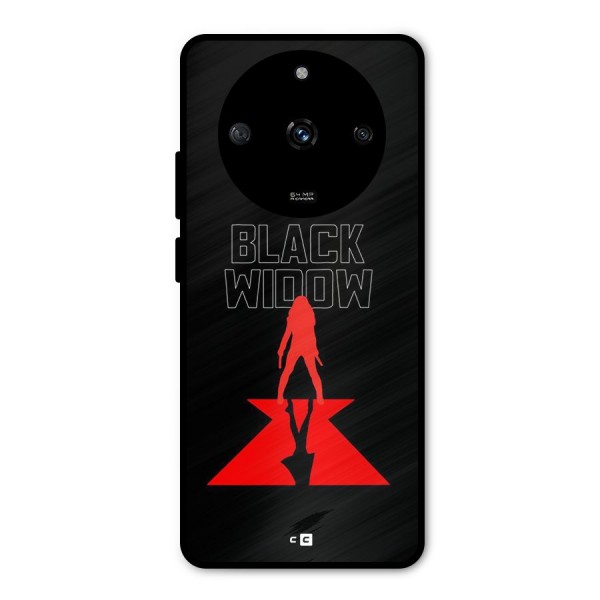 Black Widow Metal Back Case for Realme Narzo 60 5G