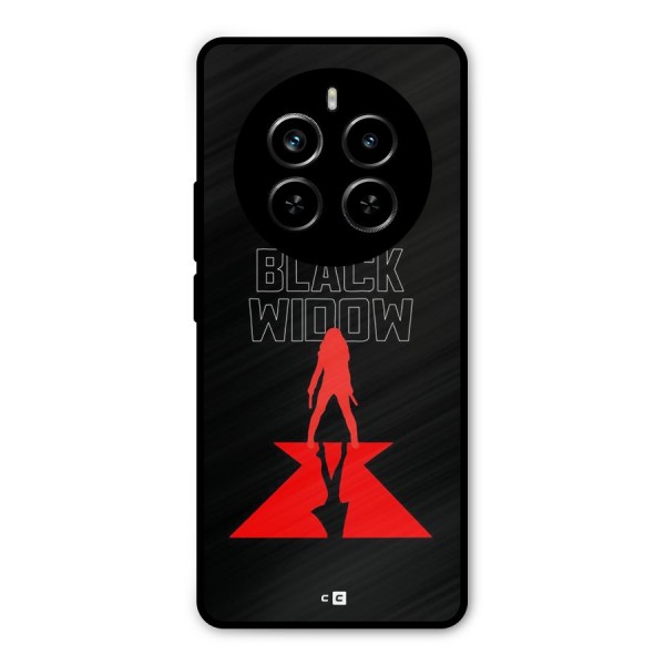 Black Widow Metal Back Case for Realme P1 Pro