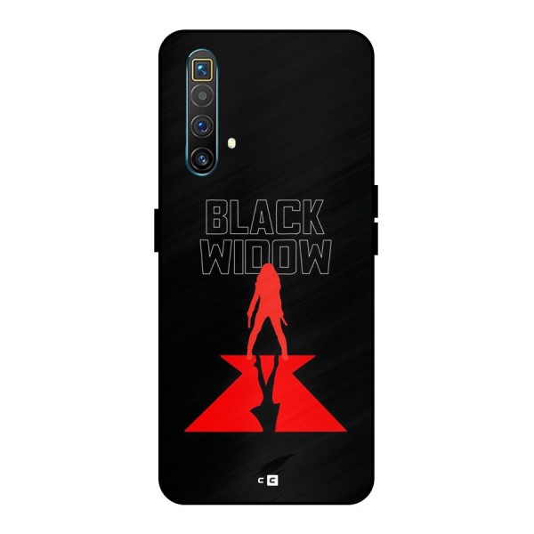 Black Widow Metal Back Case for Realme X3