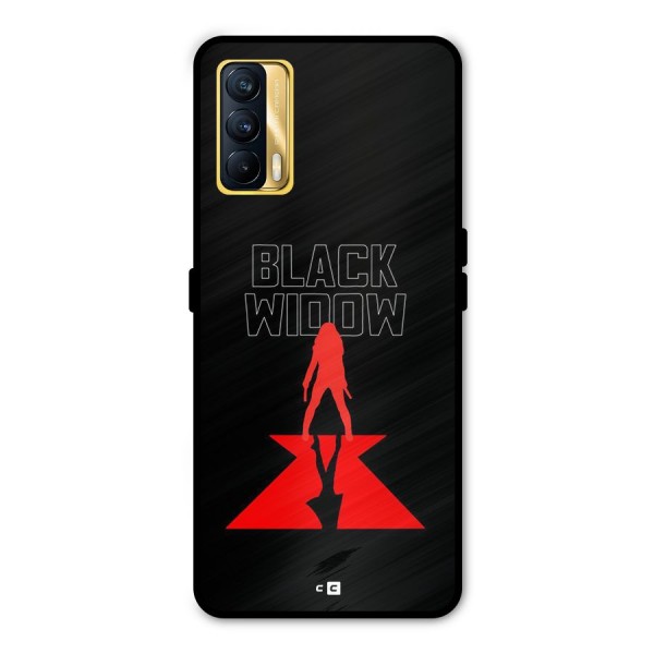 Black Widow Metal Back Case for Realme X7