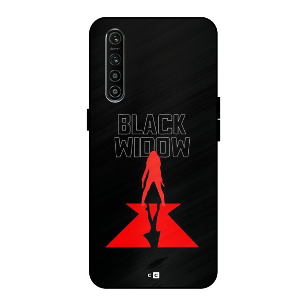 Black Widow Metal Back Case for Realme XT