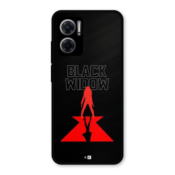 Black Widow Metal Back Case for Redmi 11 Prime 5G