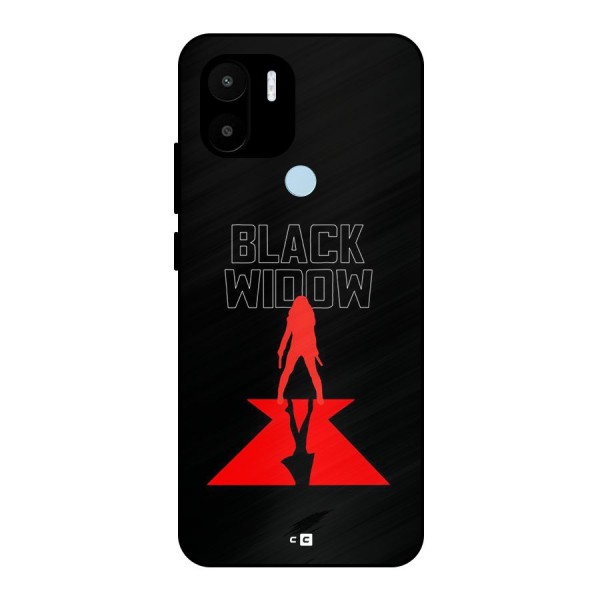 Black Widow Metal Back Case for Redmi A1 Plus