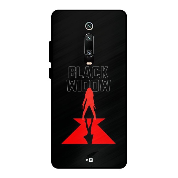 Black Widow Metal Back Case for Redmi K20