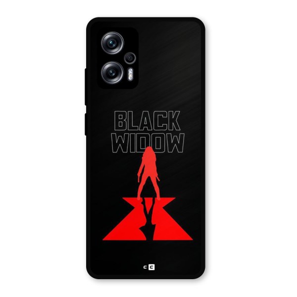 Black Widow Metal Back Case for Redmi K50i