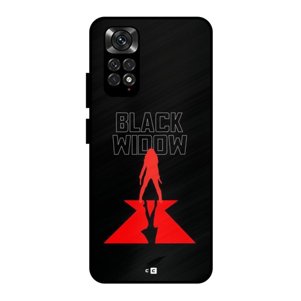 Black Widow Metal Back Case for Redmi Note 11 Pro