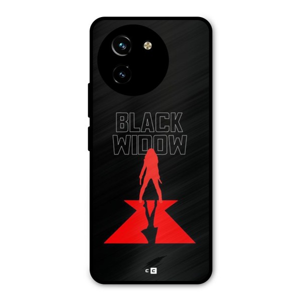 Black Widow Metal Back Case for Vivo T3x