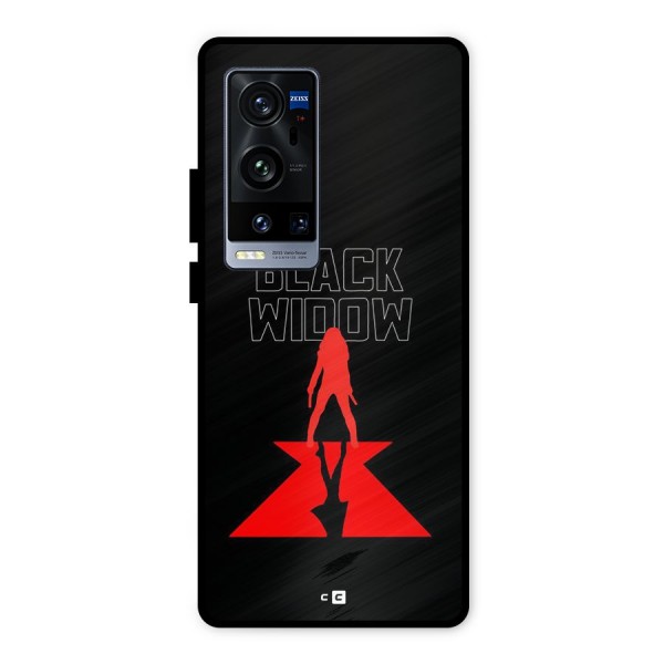 Black Widow Metal Back Case for Vivo X60 Pro Plus