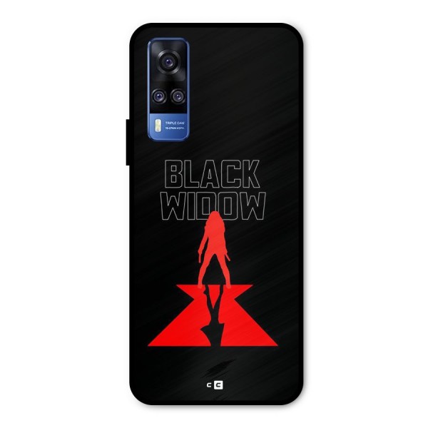 Black Widow Metal Back Case for Vivo Y31