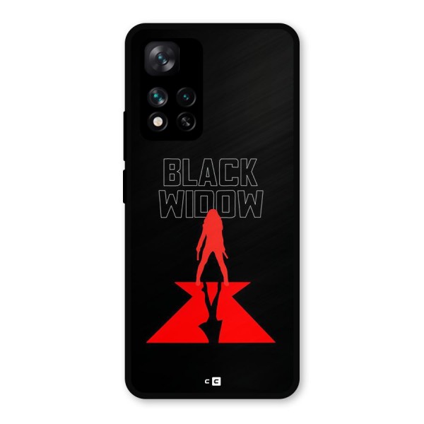 Black Widow Metal Back Case for Xiaomi 11i Hypercharge 5G