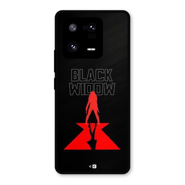 Black Widow Metal Back Case for Xiaomi 13 Pro