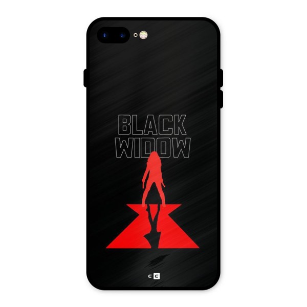 Black Widow Metal Back Case for iPhone 7 Plus