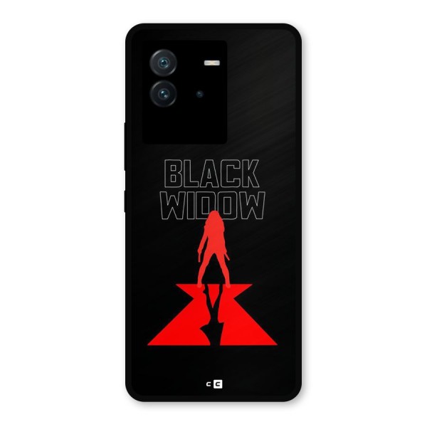 Black Widow Metal Back Case for iQOO Neo 6 5G