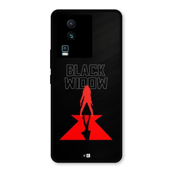 Black Widow Metal Back Case for iQOO Neo 7 Pro