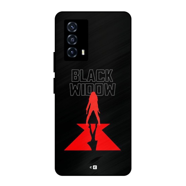 Black Widow Metal Back Case for iQOO Z5