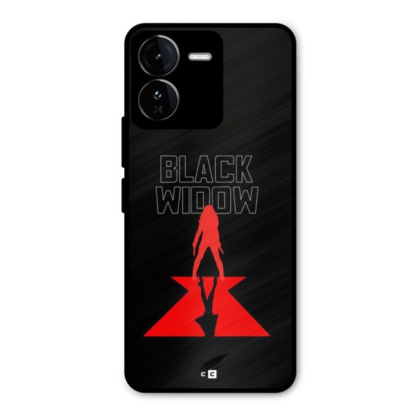 Black Widow Metal Back Case for iQOO Z9