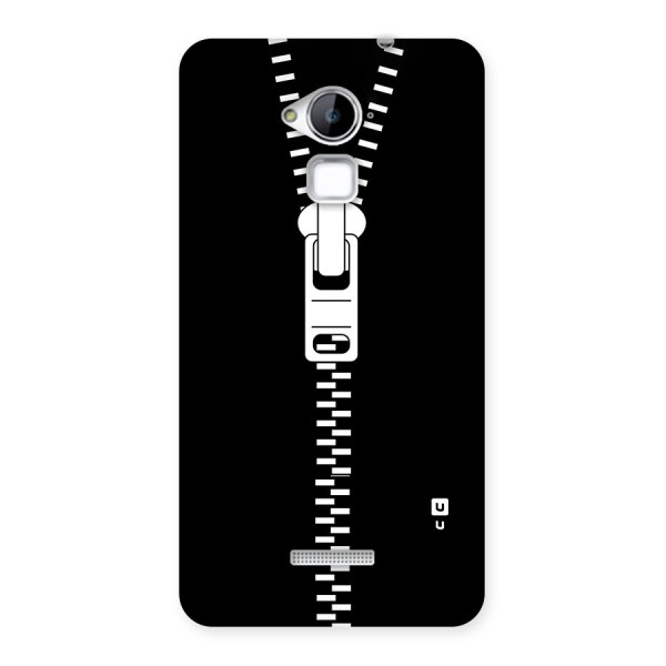 Black Zipper Back Case for Coolpad Note 3