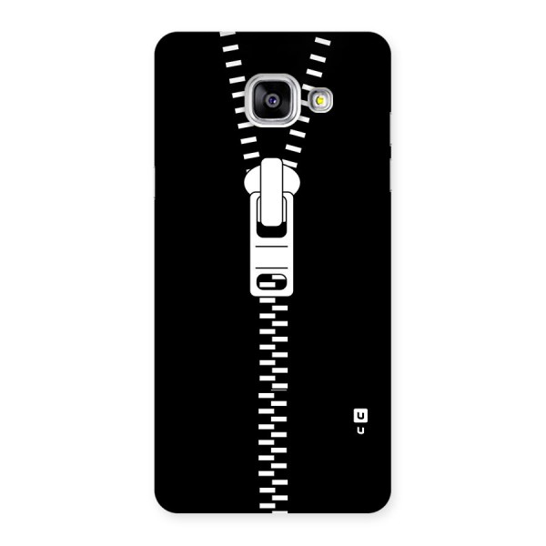 Black Zipper Back Case for Galaxy A5 2016