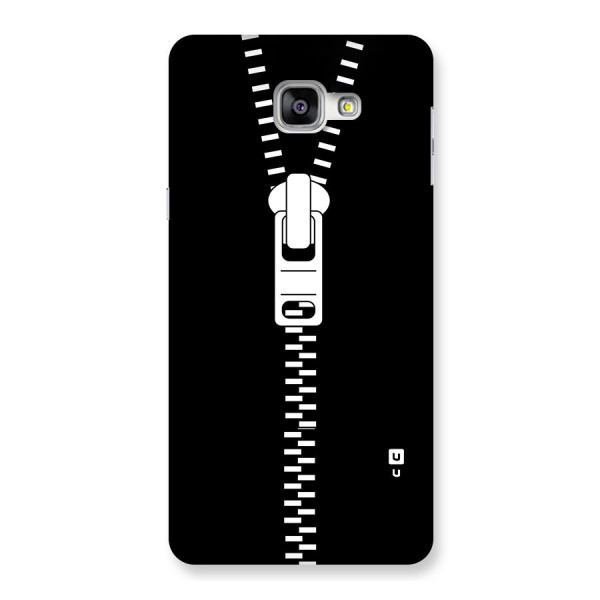 Black Zipper Back Case for Galaxy A9