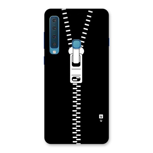 Black Zipper Back Case for Galaxy A9 (2018)