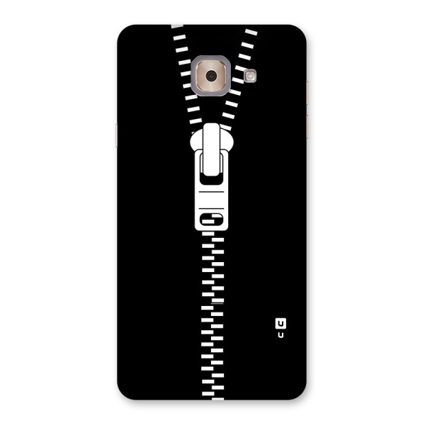 Black Zipper Back Case for Galaxy J7 Max