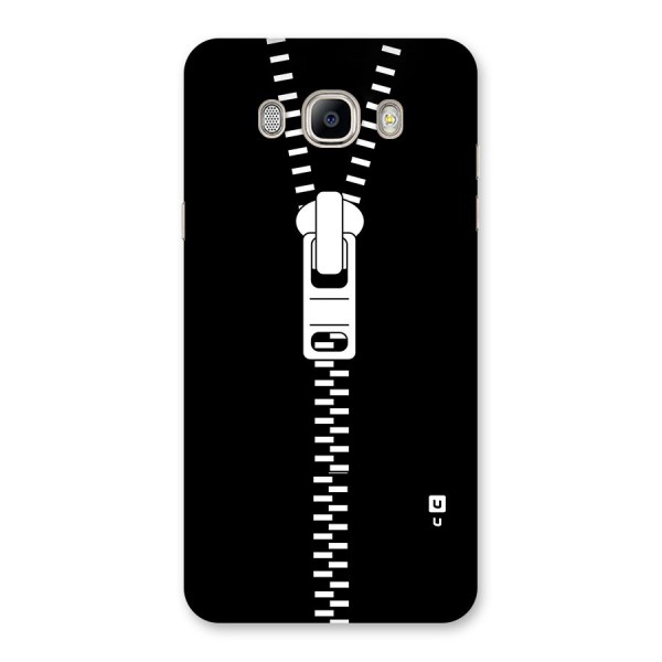 Black Zipper Back Case for Galaxy On8