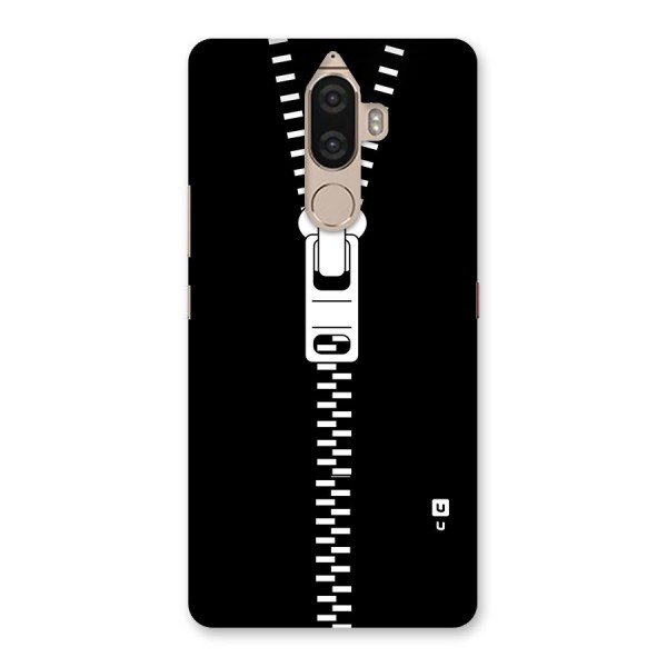 Black Zipper Back Case for Lenovo K8 Note