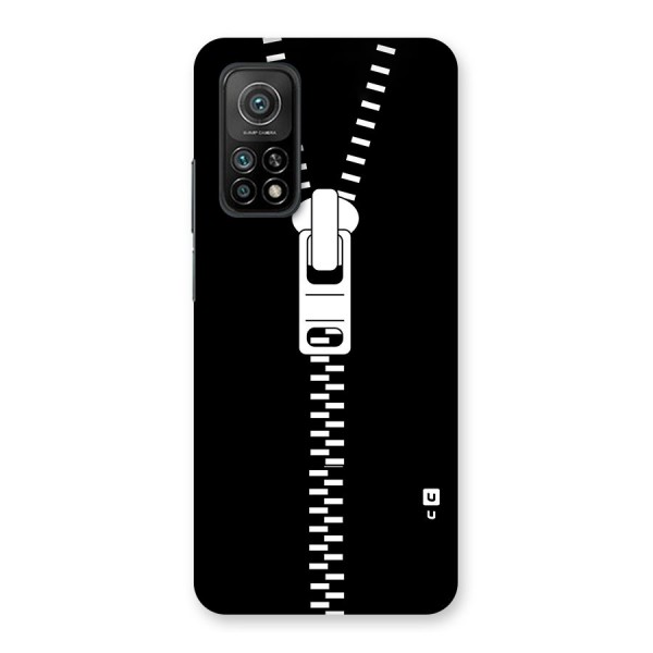 Black Zipper Back Case for Mi 10T Pro 5G