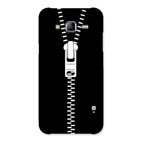 Black Zipper Back Case for Samsung Galaxy J5