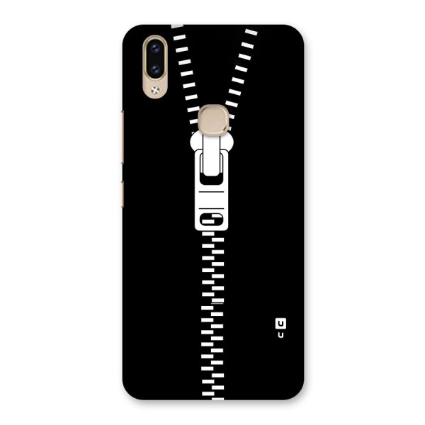 Black Zipper Back Case for Vivo V9