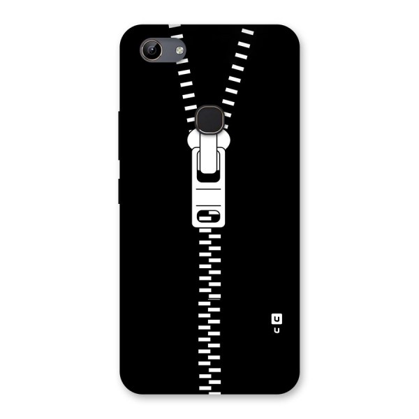 Black Zipper Back Case for Vivo Y81