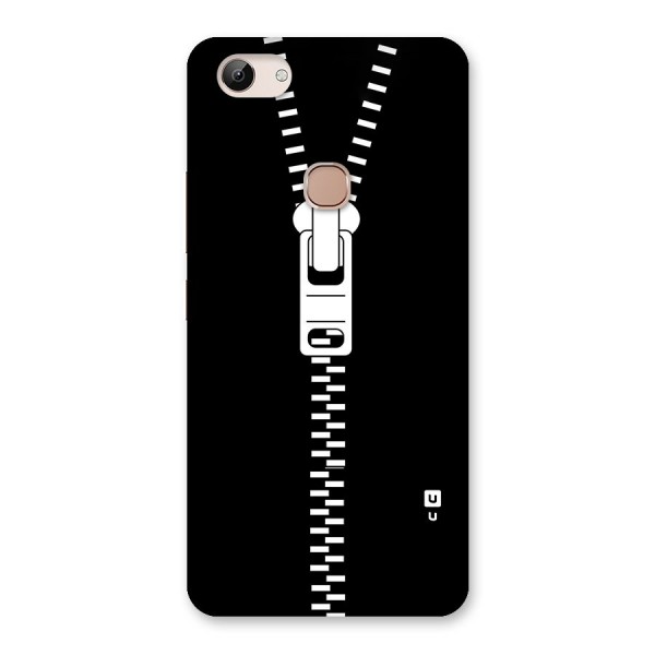 Black Zipper Back Case for Vivo Y83