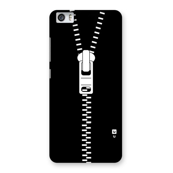 Black Zipper Back Case for Xiaomi Redmi Mi5