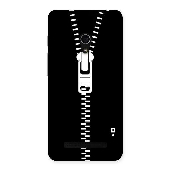 Black Zipper Back Case for Zenfone 5