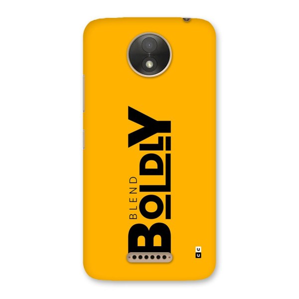 Blend Bold Back Case for Moto C Plus