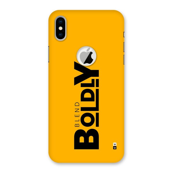 Blend Bold Back Case for iPhone XS Logo Cut