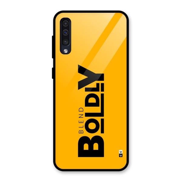 Blend Bold Glass Back Case for Galaxy A50