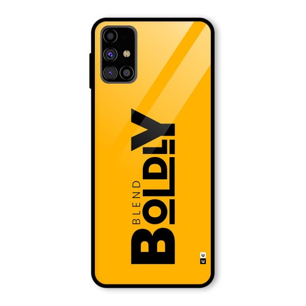 Blend Bold Glass Back Case for Galaxy M31s