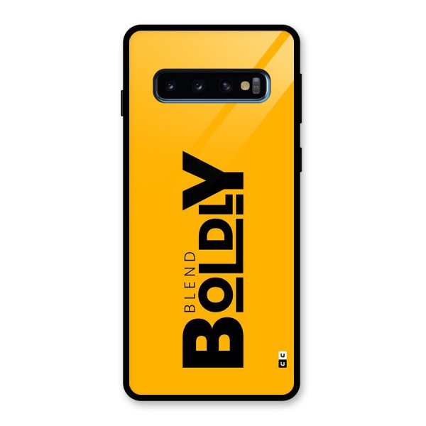 Blend Bold Glass Back Case for Galaxy S10