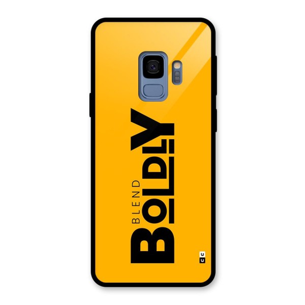 Blend Bold Glass Back Case for Galaxy S9